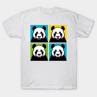 Pop Frown Panda - Funny Panda Art T-Shirt